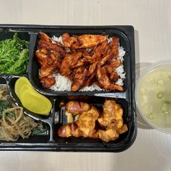 Yakitame Bento & Katsu - Spicy Chicken Rice Bento Box