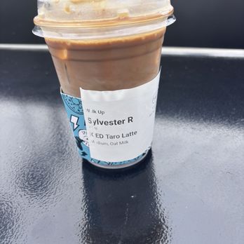 Spill The Beans - ICED Taro Latte - Coffee & Tea Near Me - San Diego, California