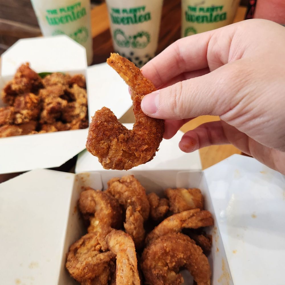 Tastea  - Honeydew Milk Tea, Lychee Freeze, Amazing Strawburst, Shrimp, Karate chicken - Bubble Tea Near Me - Temecula, California