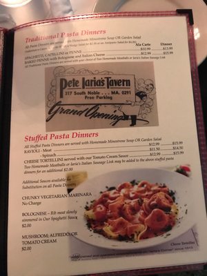 Menu photo 6 Iarias Italian Restaurant Indianapolis, IN Menu photo 6 Iarias Italian Restaurant Indianapolis, IN
