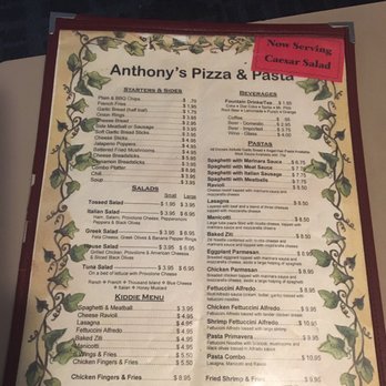 Anthony's Pizza & Pasta - Menu - Pizza Near Me - McDonough, Georgia Anthony's Pizza & Pasta - Menu - Pizza Near Me - McDonough, Georgia