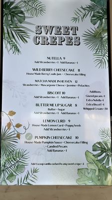 Menu photo 7 The Crepe Shop Chicago, IL