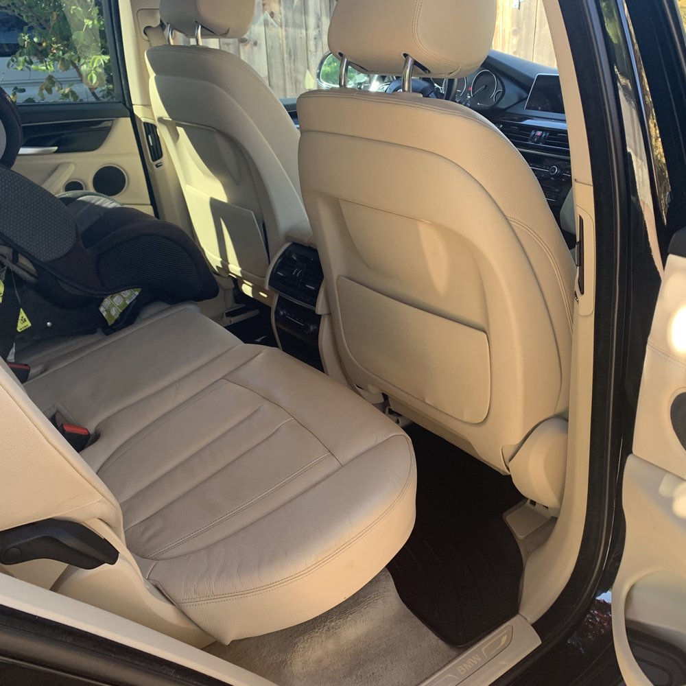 Pepe's Mobile Detail - All these seats were previously covered with dirt from kids feet everywhere. - Auto Detailing Near Me Pepe's Mobile Detail - All these seats were previously covered with dirt from kids feet everywhere. - Auto Detailing Near Me