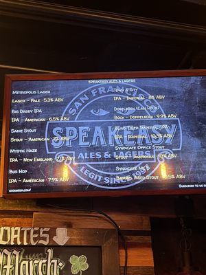 Speakeasy Ales & Lagers by null