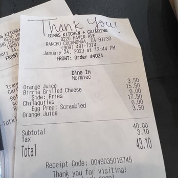 Gina's Kitchen +Catering - Breakfast & Brunch Near Me - Rancho Cucamonga, California