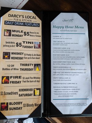 Menu photo 4 Darcy's Bistro & Pub Denver, CO