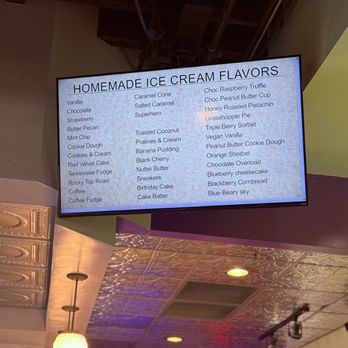 Mike's Ice Cream - The menu - Ice Cream & Frozen Yogurt Near Me - Nashville, Tennessee