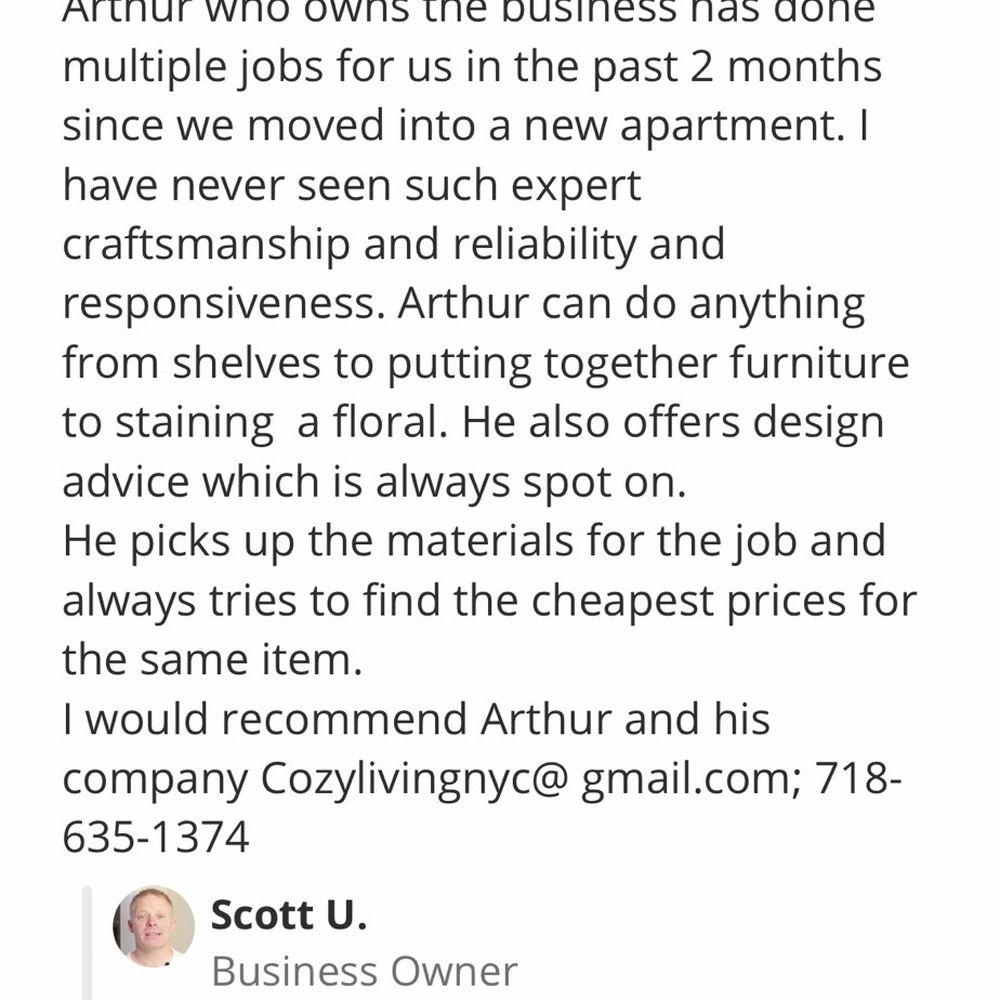 Cozy Living NYC - Home Organization Near Me - New York, New York Cozy Living NYC - Home Organization Near Me - New York, New York