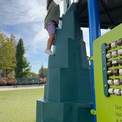 Kacie Jane Park - A loathe climbing wall!