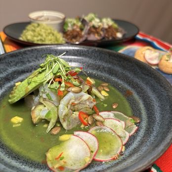 Ajua Mexican Kitchen & Bar - Aguachile was so good! - New Mexican Cuisine Near Me - Jacksonville Beach, Florida Ajua Mexican Kitchen & Bar - Aguachile was so good! - New Mexican Cuisine Near Me - Jacksonville Beach, Florida