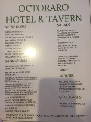 Menu photo 6 Octoraro Hotel & Tavern Oxford, PA Menu photo 6 Octoraro Hotel & Tavern Oxford, PA