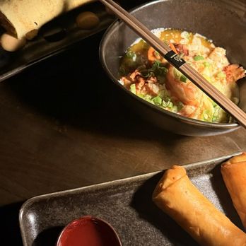 Orosoko Sound Bar - Crab Spring Rolls, Lobster Ramen and Crab Burrito - Latin American Near Me - Charlotte, North Carolina Orosoko Sound Bar - Crab Spring Rolls, Lobster Ramen and Crab Burrito - Latin American Near Me - Charlotte, North Carolina