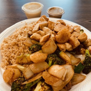 Nagoya Japan - Chicken and scallops. Pretty good, not great. - Japanese Near Me - Greensboro, North Carolina Nagoya Japan - Chicken and scallops. Pretty good, not great. - Japanese Near Me - Greensboro, North Carolina