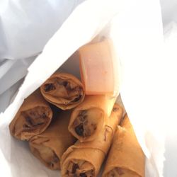 Allyssandra's Lumpia Express - Eggrolls! (Came w/ 2 sauces, 1 not pictured)