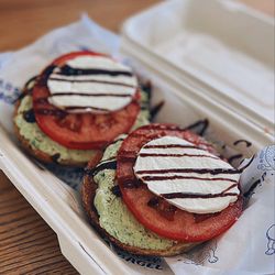 Starship Bagel - Caprese! Really good!