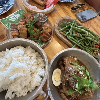 Kamayan Atl - Wok Fried Green Beans, Chicken Adobo, Pork Lumpia, and Lechon Kawali - Filipino Near Me - Doraville, Georgia Kamayan Atl - Wok Fried Green Beans, Chicken Adobo, Pork Lumpia, and Lechon Kawali - Filipino Near Me - Doraville, Georgia