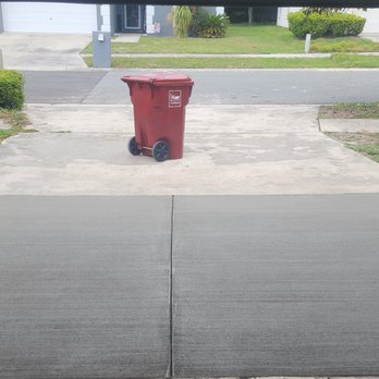 AMH - Driveway. AMH fixed 1/2 of it. - Property Management Near Me - Tampa, Florida