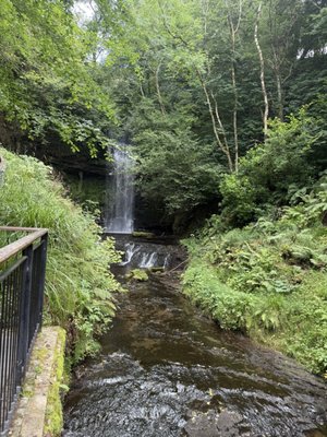 Glencar Waterfall by null