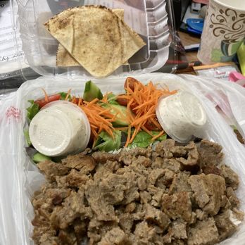 Naab Mediterranean - Lamb gyro no hummus, extra salad. - Mediterranean Near Me - Marina del Rey, California Naab Mediterranean - Lamb gyro no hummus, extra salad. - Mediterranean Near Me - Marina del Rey, California