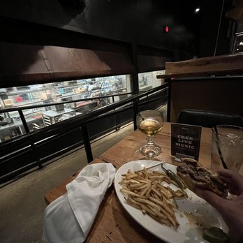 The Rustic - My seat with view of kitchen - Bars Near Me - Houston, Texas The Rustic - My seat with view of kitchen - Bars Near Me - Houston, Texas