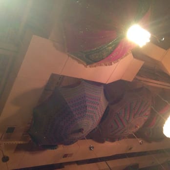 Cafe Spice - Umbrella decor on ceiling - Indian Near Me - Cockeysville, Maryland