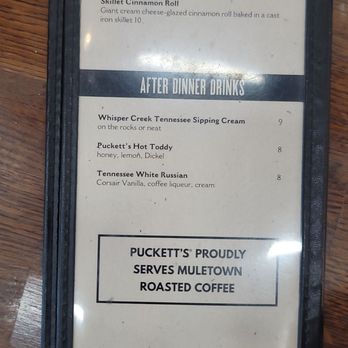 Pucketts - BNA Terminal D - Deserts and after dinner drink - Barbeque Near Me - Nashville, Tennessee Pucketts - BNA Terminal D - Deserts and after dinner drink - Barbeque Near Me - Nashville, Tennessee