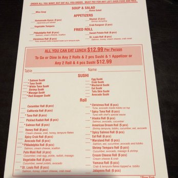 Sushi Ai - Menu - Sushi Bars Near Me - Clayton, Missouri