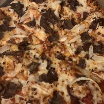 Domino's Pizza - Medium Cheese Pizza with Steak & Onions $5.99 hot and delicious - Italian Near Me - Middletown, Delaware Domino's Pizza - Medium Cheese Pizza with Steak & Onions $5.99 hot and delicious - Italian Near Me - Middletown, Delaware