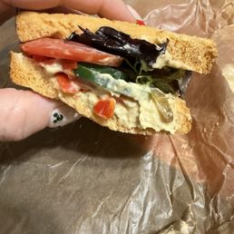 Mediterranean Veggie Sandwich