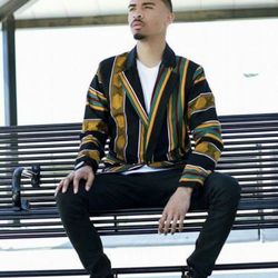 Borokiniyabo - Custom mens blazer. Kente print blazer. African print blazer.