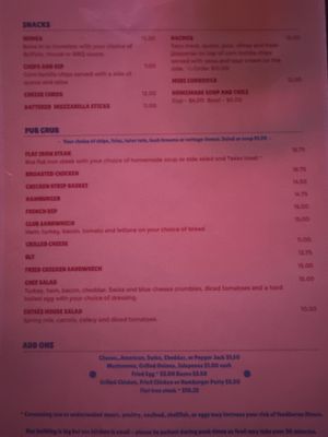 Menu photo 3 Cat's Paw Bozeman, MT