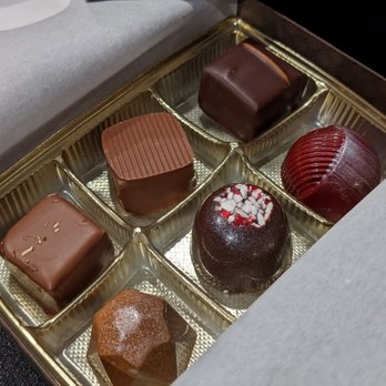 Bouchėe Confections - Close up of some of their BonBons - Chocolatiers & Shops Near Me - Reno, Nevada