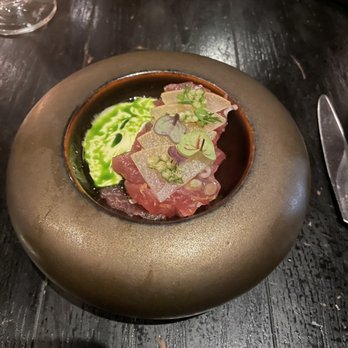 Stubborn Seed - YELLOWFIN TUNA CRUDO* - New American Near Me - Miami Beach, Florida Stubborn Seed - YELLOWFIN TUNA CRUDO* - New American Near Me - Miami Beach, Florida