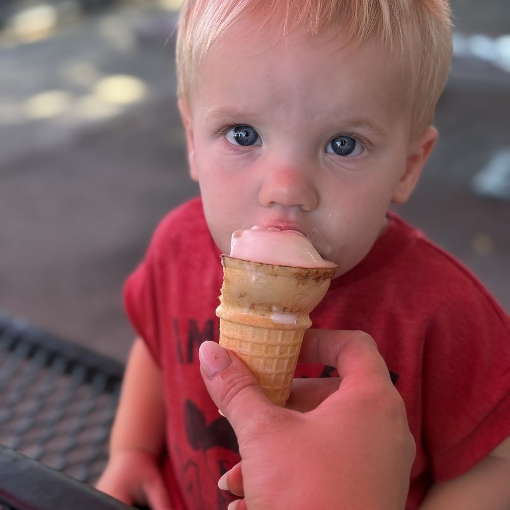 Taylors - My son eating a delicious Taylor's soft serve. - Burgers Near Me - Loomis, California Taylors - My son eating a delicious Taylor's soft serve. - Burgers Near Me - Loomis, California