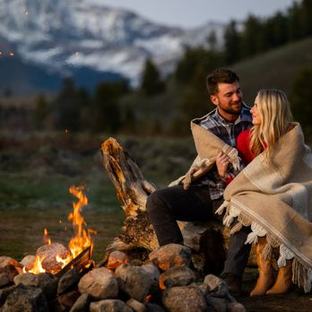 Mountain Magic Media - Campfire engagement session in Taylor Park Reservoir. - Session Photography Near Me
