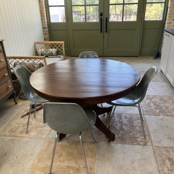 The Wood Doctor - Dining table refinished by the wood, Dr - Furniture Repair Near Me - Coppell, Texas The Wood Doctor - Dining table refinished by the wood, Dr - Furniture Repair Near Me - Coppell, Texas