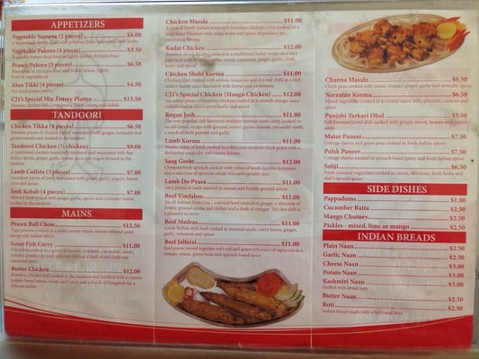 Menu photo 1 Cj1 Indian Curry Port Pirie, SA Menu photo 1 Cj1 Indian Curry Port Pirie, SA