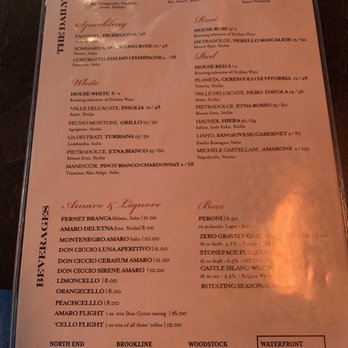 The Daily Catch - Wine/drinks menu - Seafood Near Me - Boston, Massachusetts The Daily Catch - Wine/drinks menu - Seafood Near Me - Boston, Massachusetts