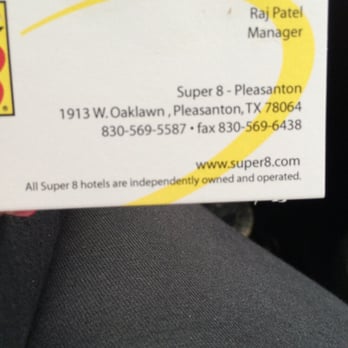 Super 8 by Wyndham Pleasanton - Hotels Near Me - Pleasanton, Texas Super 8 by Wyndham Pleasanton - Hotels Near Me - Pleasanton, Texas