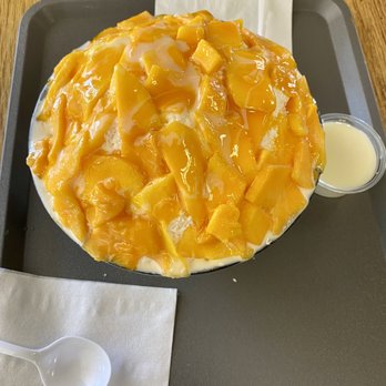 MandRo Teahouse - Mango bingsoo - Bubble Tea Near Me - Davis, California