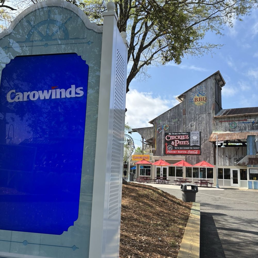 Carowinds - Cool little area... still early so not open yet! - Amusement Parks Near Me - Charlotte, North Carolina