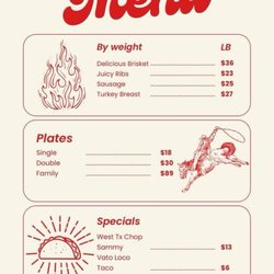 Hill Barbecue - Menu