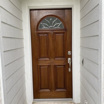 Sturdy Doors Refinishing - After - Refinishing Services Near Me Sturdy Doors Refinishing - After - Refinishing Services Near Me