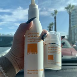 Face wash and face lotion