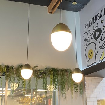 Eggbred - Egg lights to go with the egg theme. - Breakfast & Brunch Near Me - La Habra, California