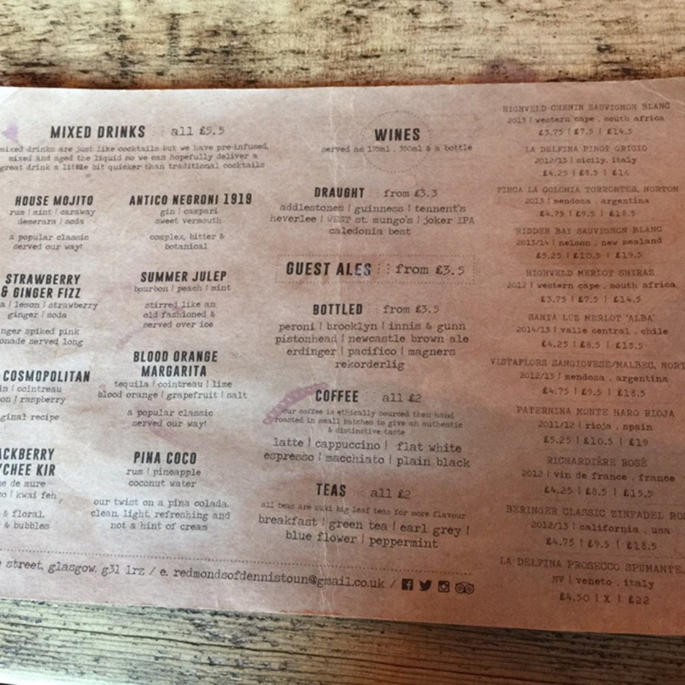 Redmond's - Pubs Near Me - Glasgow, GLG