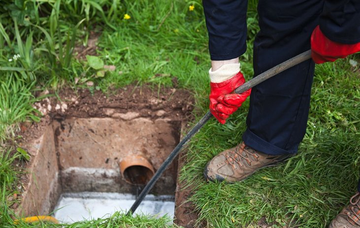 Slide of Flush Drain & Sewer Cleaning