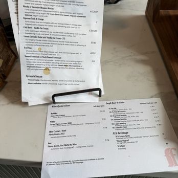 Fable - menu 5/2025 - Wine Bars Near Me - Seattle, Washington