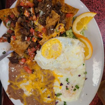 Miguel's Cocina - Chilequiles with skirt steak - Mexican Near Me - Coronado, California