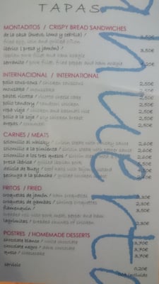 Menu photo 2 La Huerta 9 Seville, SE Menu photo 2 La Huerta 9 Seville, SE
